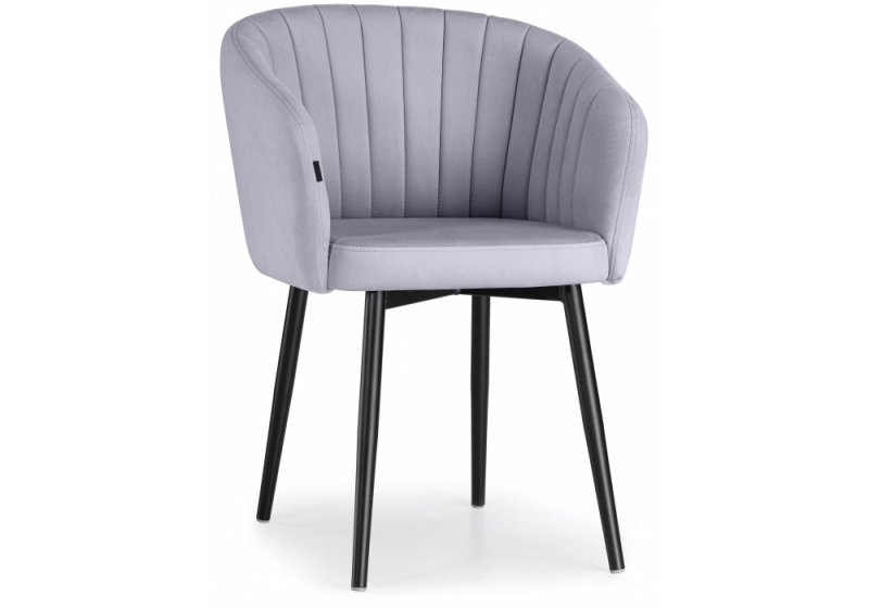 Стул на металлокаркасе Моншау velutto 49 / черный (60x53x83). 