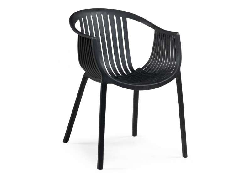 Пластиковый стул Боркас черный (54x64x76). 