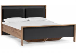 Кровать Тхан 180х200 дуб крафт золотой / антрацит ()